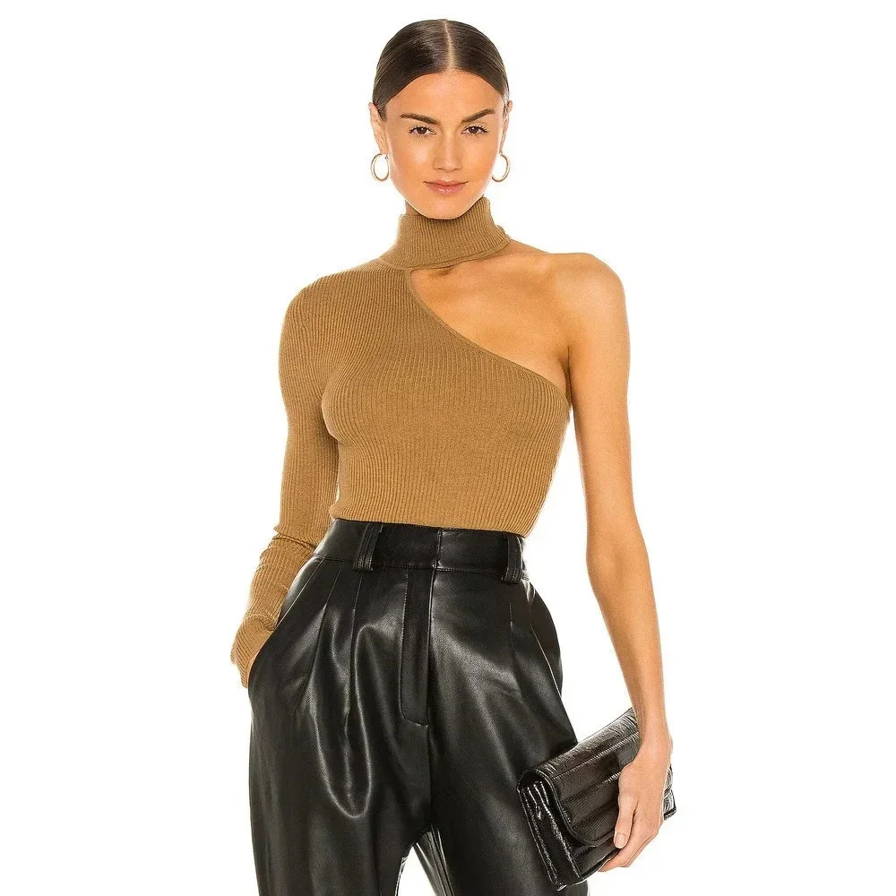 Ronny Kobo Arnia Knit Top Bronze Size XS NWT